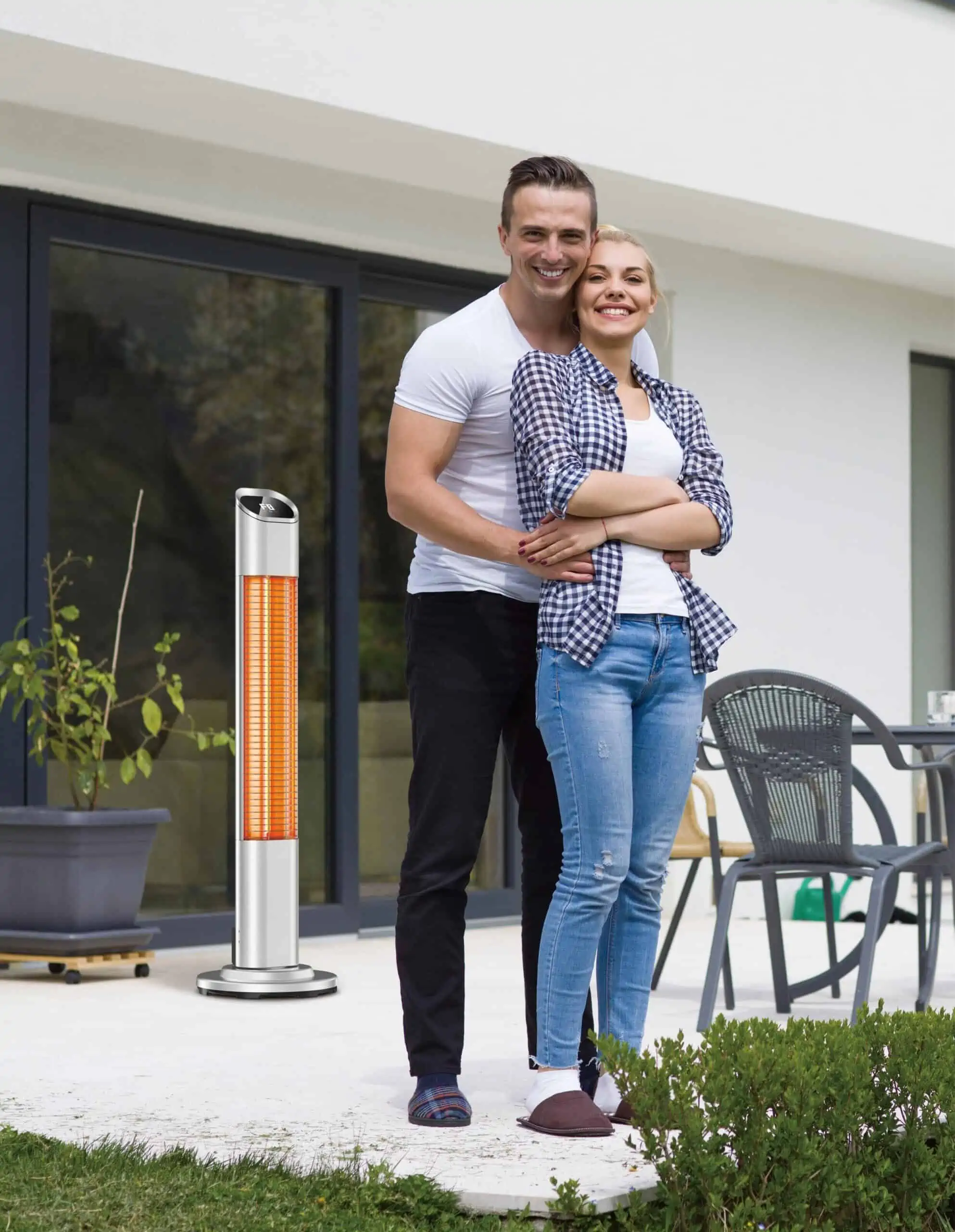 מחמם קוורץ דגם "טאוור פרו 180" על מעמד מוגן מים וסופר שקט – תמונה 2