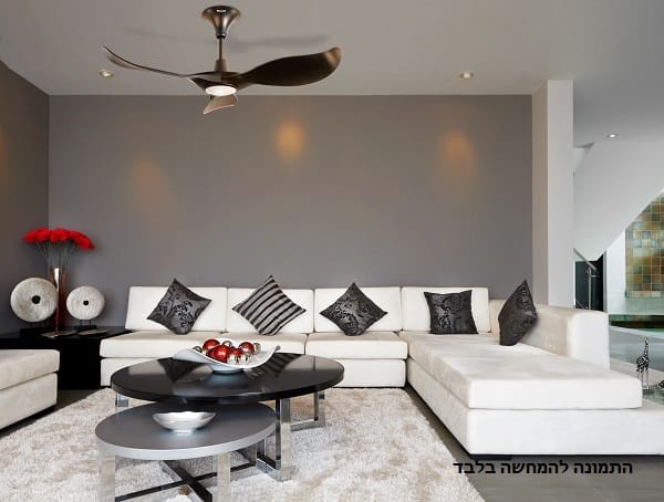 מאוורר דגם "הרמוניה 3"- 45 צבע שחור – תמונה 3