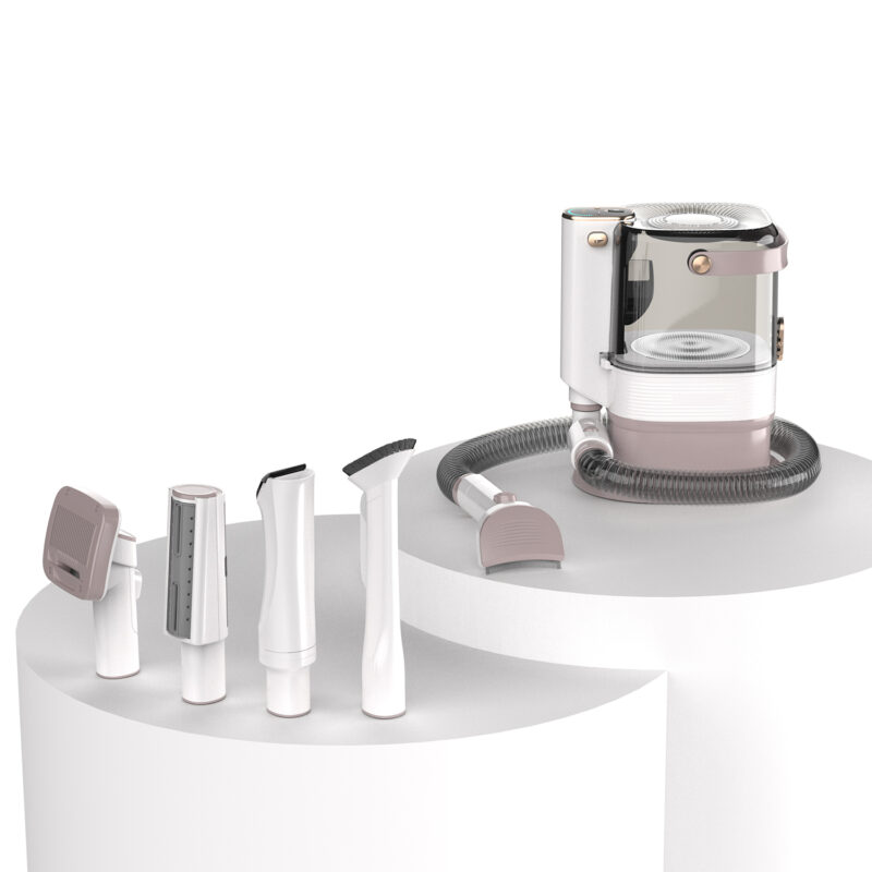 ערכת תספורת ושאיבת שיער לבעלי חיים דגם V06